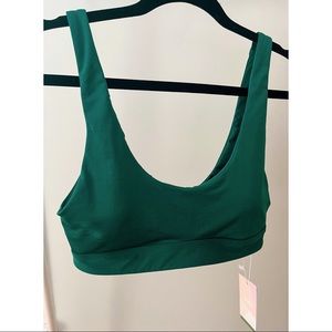 Andie Swim The Ventura Eco bikini top in limited edition color Forest